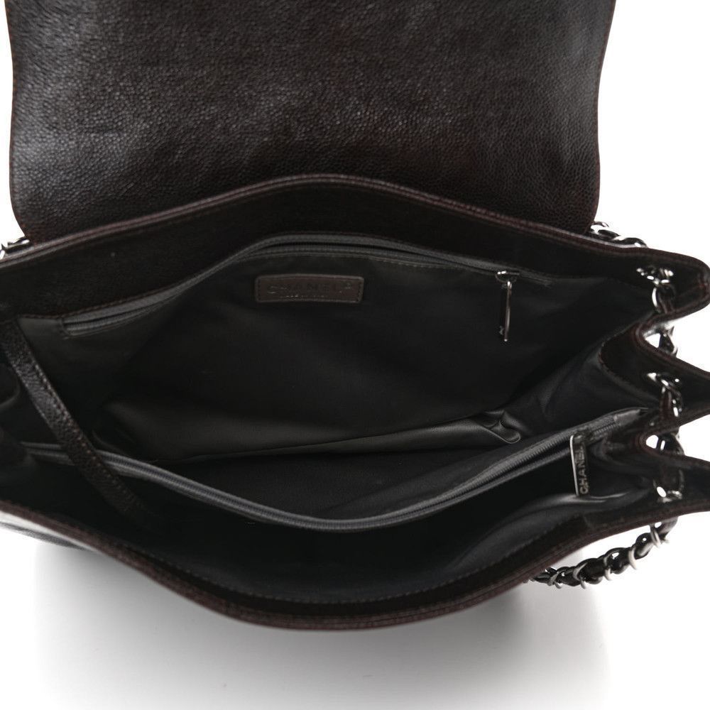 Caviar Pocket In The City Tote Dark Brown - Picture 4 of 9